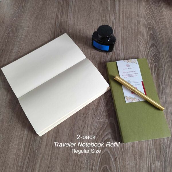 Cách phân loại sổ tay và những loại sổ thông dụng 3 refill size regular sổ traveler notebook